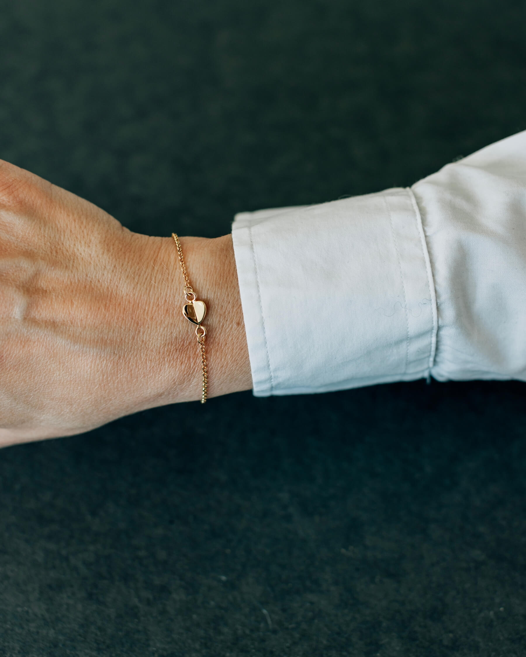 Heart Armband Guld